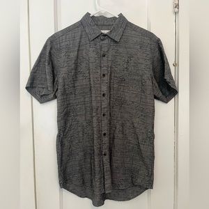 Billy Reid Short Sleeve Button Front  Medium Men